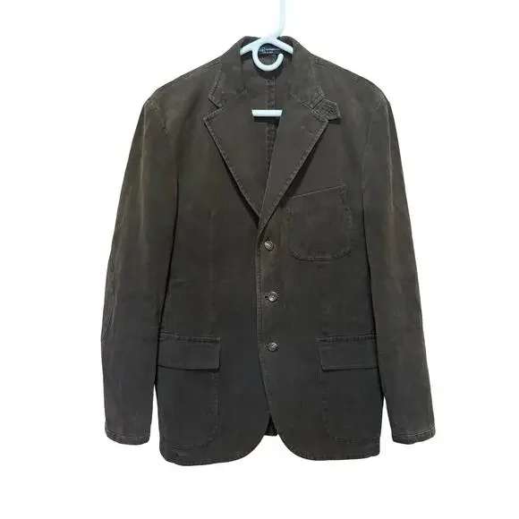 Vintage Polo Ralph Lauren Men’s Casual Blazer Jacket Brown - Picture 2 of 7